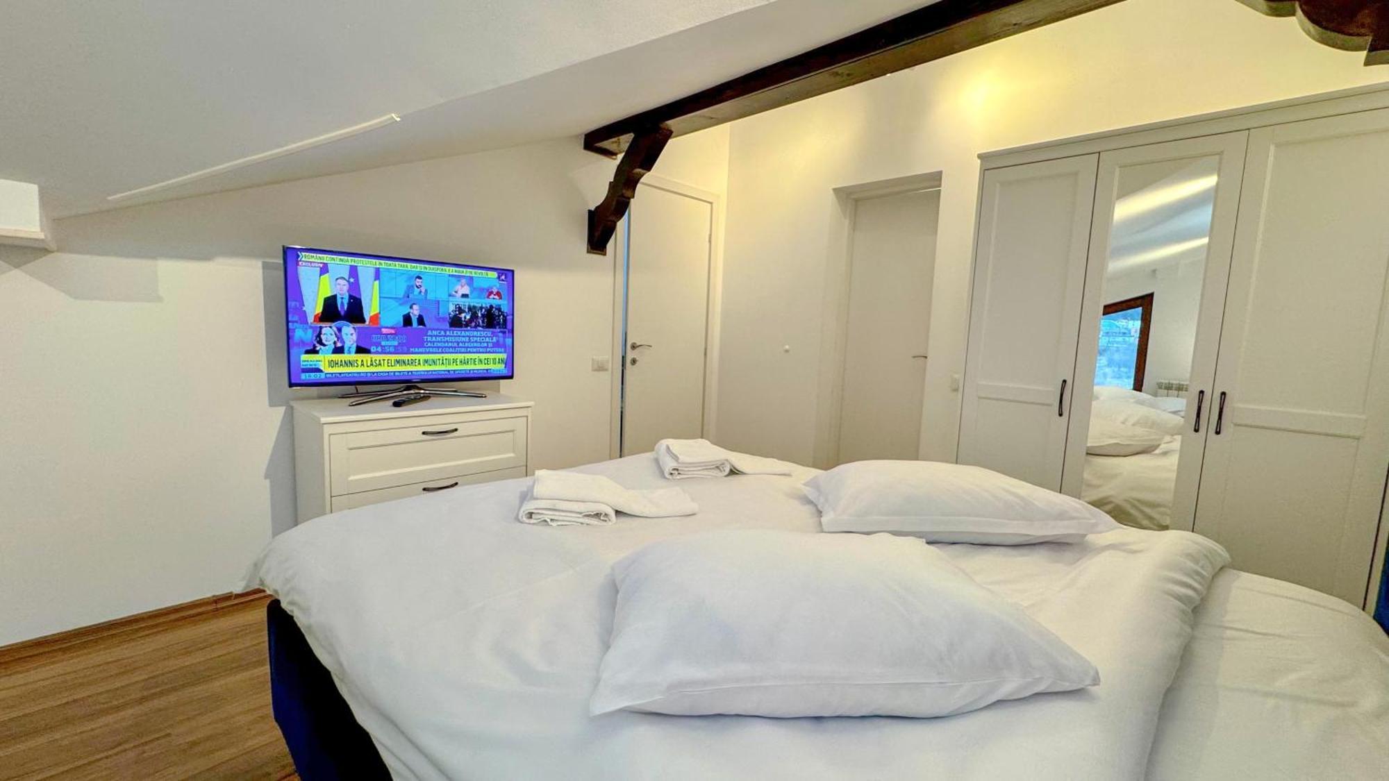 Busteni Mountain View Suites By The River - Ev Plug ภายนอก รูปภาพ